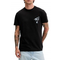 TOMMY JEANS REG SIGNATURE CITY TEE T-SHIRT ΜΠΛΟΥΖΑ ΑΝΔΡΙΚΗ BLACK