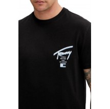 TOMMY JEANS REG SIGNATURE CITY TEE T-SHIRT ΜΠΛΟΥΖΑ ΑΝΔΡΙΚΗ BLACK