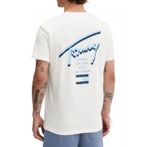 TOMMY JEANS REG SIGNATURE CITY TEE T-SHIRT ΜΠΛΟΥΖΑ ΑΝΔΡΙΚΗ OFF WHITE