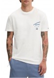 TOMMY JEANS REG SIGNATURE CITY TEE T-SHIRT ΜΠΛΟΥΖΑ ΑΝΔΡΙΚΗ OFF WHITE