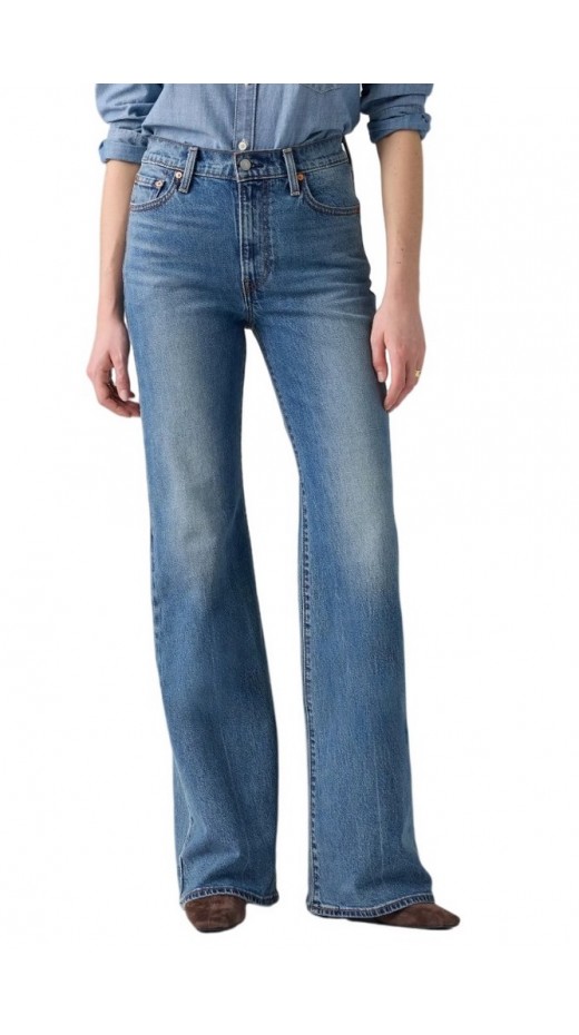 LEVIS RIBCAGE FLARE H226 WORN IN ΠΑΝΤΕΛΟΝΙ ΤΖΙΝ ΓΥΝΑΙΚΕΙΟ BLUΕ DENIM