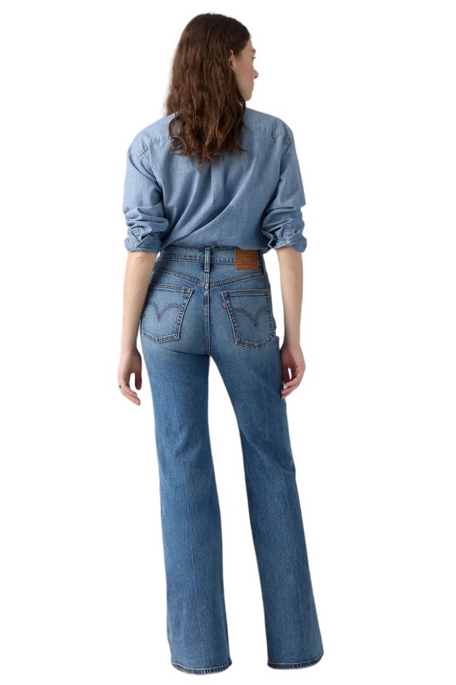 LEVIS RIBCAGE FLARE H226 WORN IN ΠΑΝΤΕΛΟΝΙ ΤΖΙΝ ΓΥΝΑΙΚΕΙΟ BLUΕ DENIM