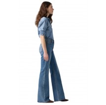 LEVIS RIBCAGE FLARE H226 WORN IN ΠΑΝΤΕΛΟΝΙ ΤΖΙΝ ΓΥΝΑΙΚΕΙΟ BLUΕ DENIM