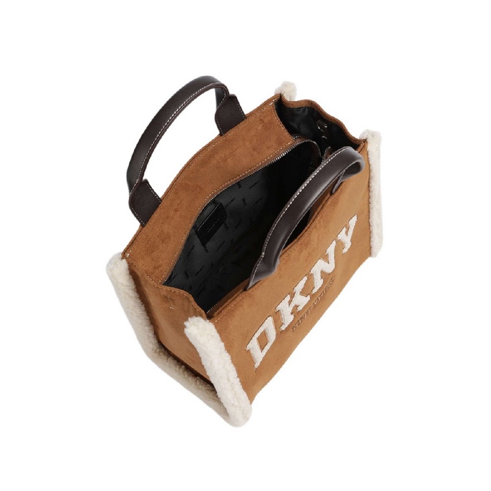 DKNY HADLEE MD TOTE HANDBAG ΤΣΑΝΤΑ ΓΥΝΑΙΚΕΙΑ WALNUT