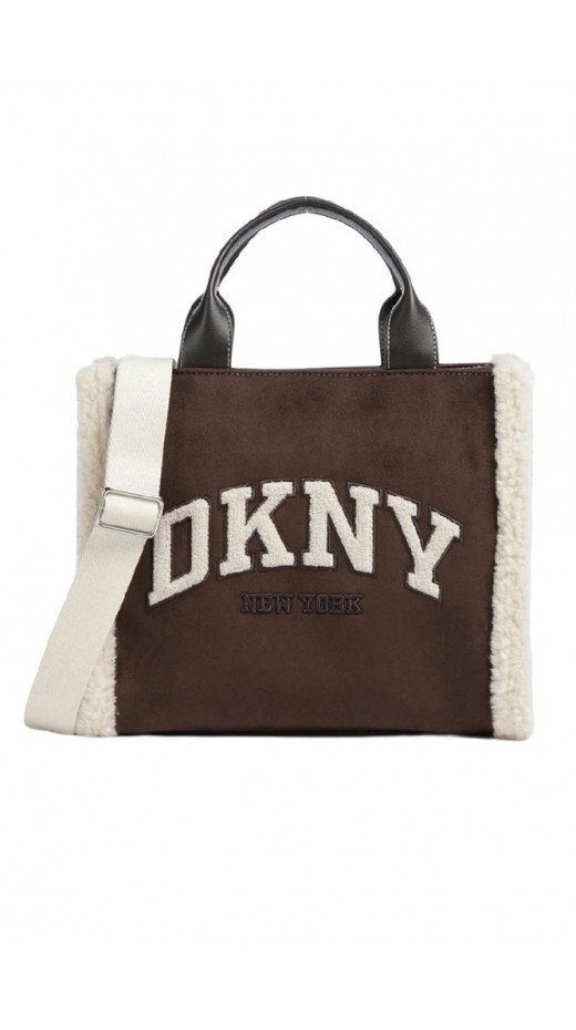 DKNY HADLEE MD TOTE HANDBAG ΤΣΑΝΤΑ ΓΥΝΑΙΚΕΙΑ COFFEE
