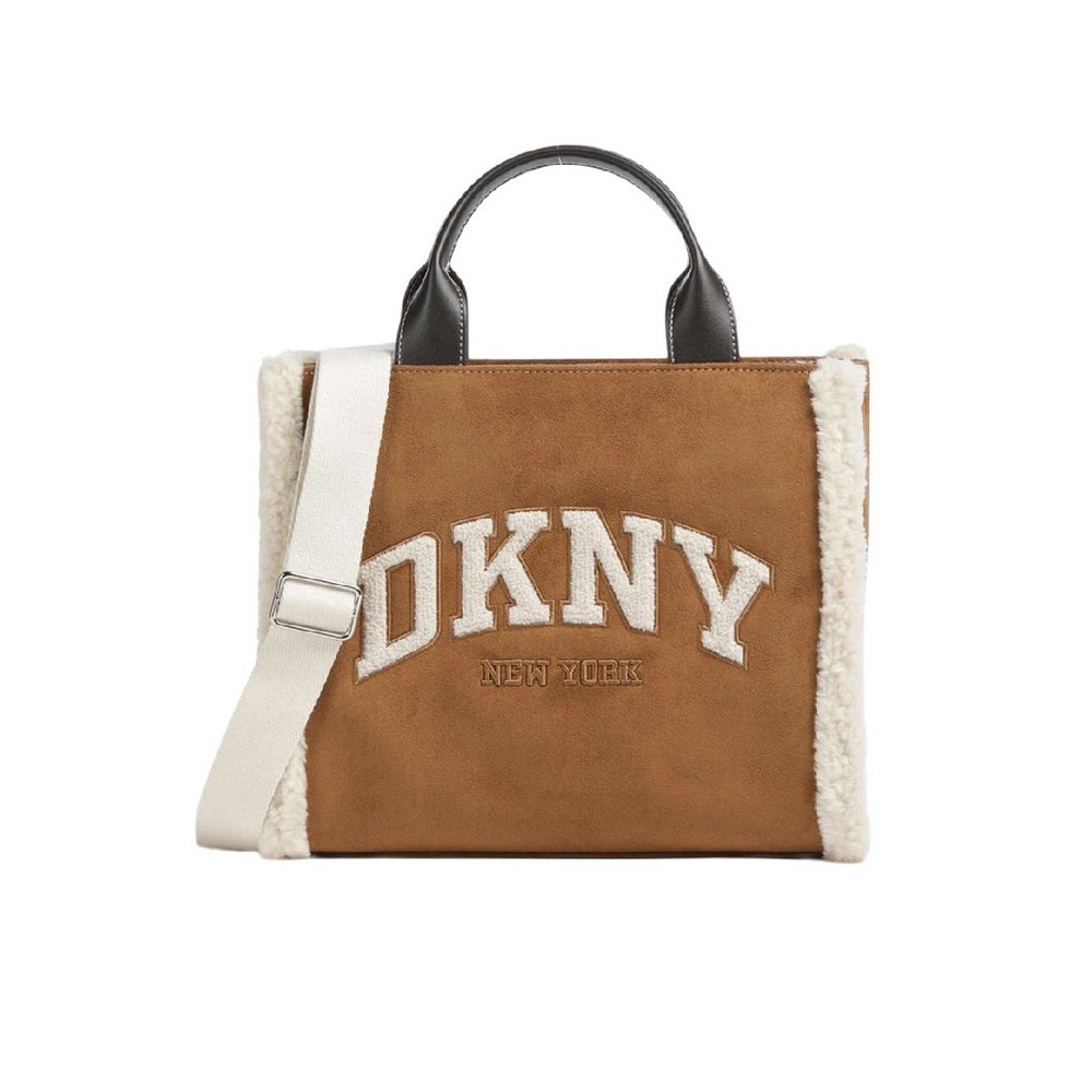 DKNY HADLEE MD TOTE HANDBAG ΤΣΑΝΤΑ ΓΥΝΑΙΚΕΙΑ WALNUT