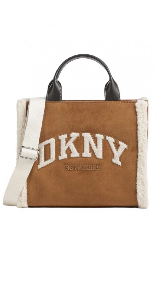 DKNY HADLEE MD TOTE HANDBAG ΤΣΑΝΤΑ ΓΥΝΑΙΚΕΙΑ WALNUT