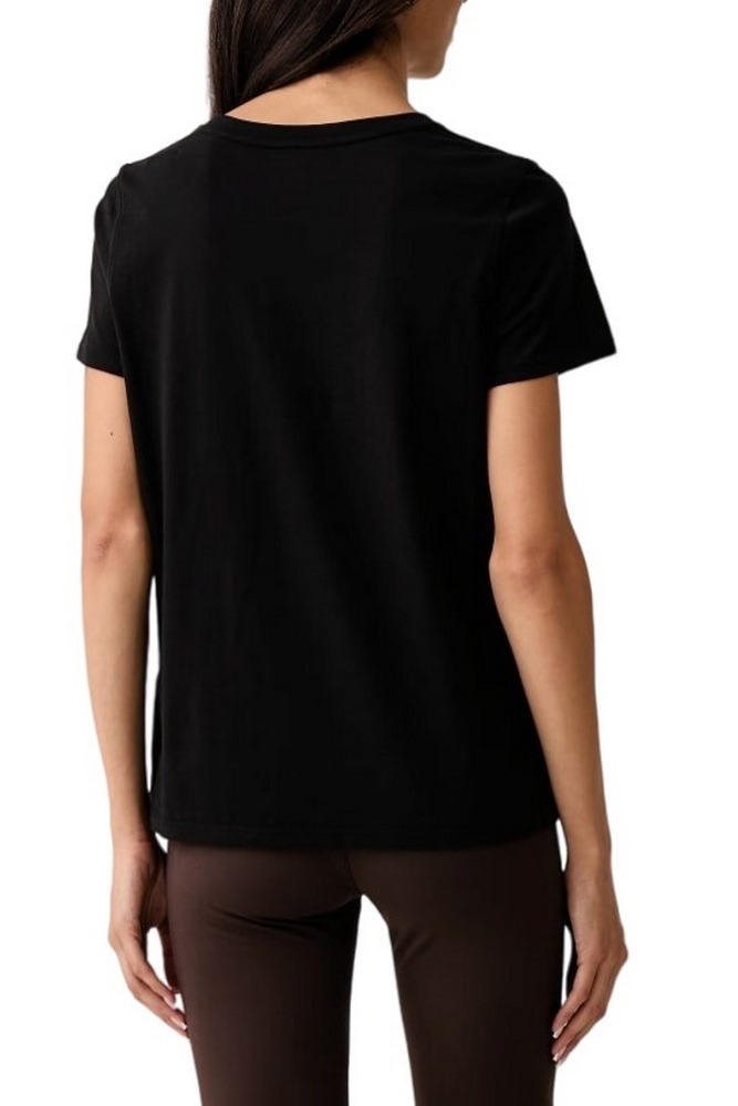 DKNY LEOPARD LOGO T-SHIRT ΜΠΛΟΥΖΑ ΓΥΝΑΙΚΕΙΑ BLACK