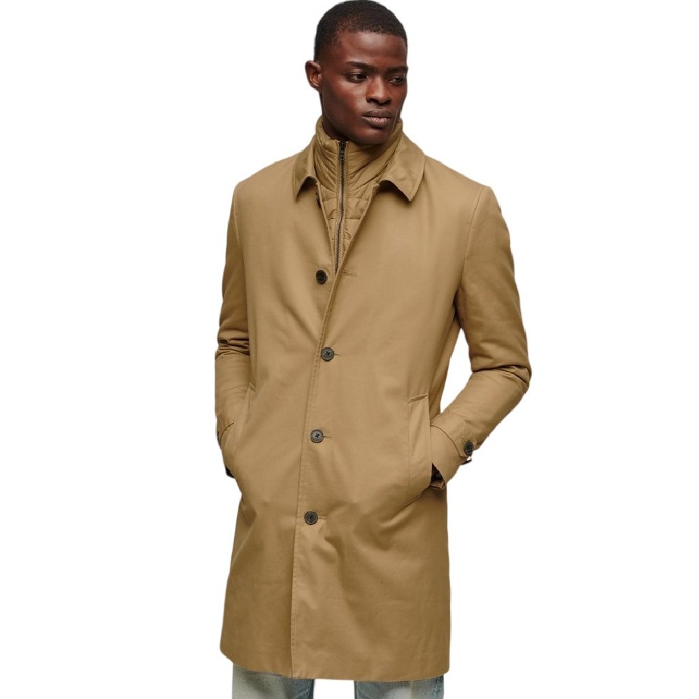 SUPERDRY CAR COAT ΠΑΛΤΟ ΑΝΔΡΙΚΟ BEIGE