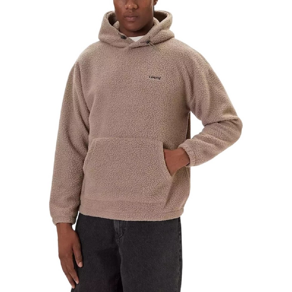 LEVIS® COZY UP HOODIE ΜΠΛΟΥΖΑ ΦΟΥΤΕΡ ΑΝΔΡΙΚΗ BEIGE