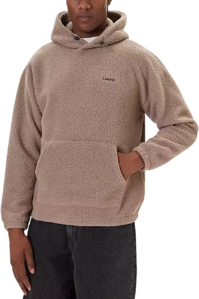 LEVIS® COZY UP HOODIE ΜΠΛΟΥΖΑ ΦΟΥΤΕΡ ΑΝΔΡΙΚΗ BEIGE