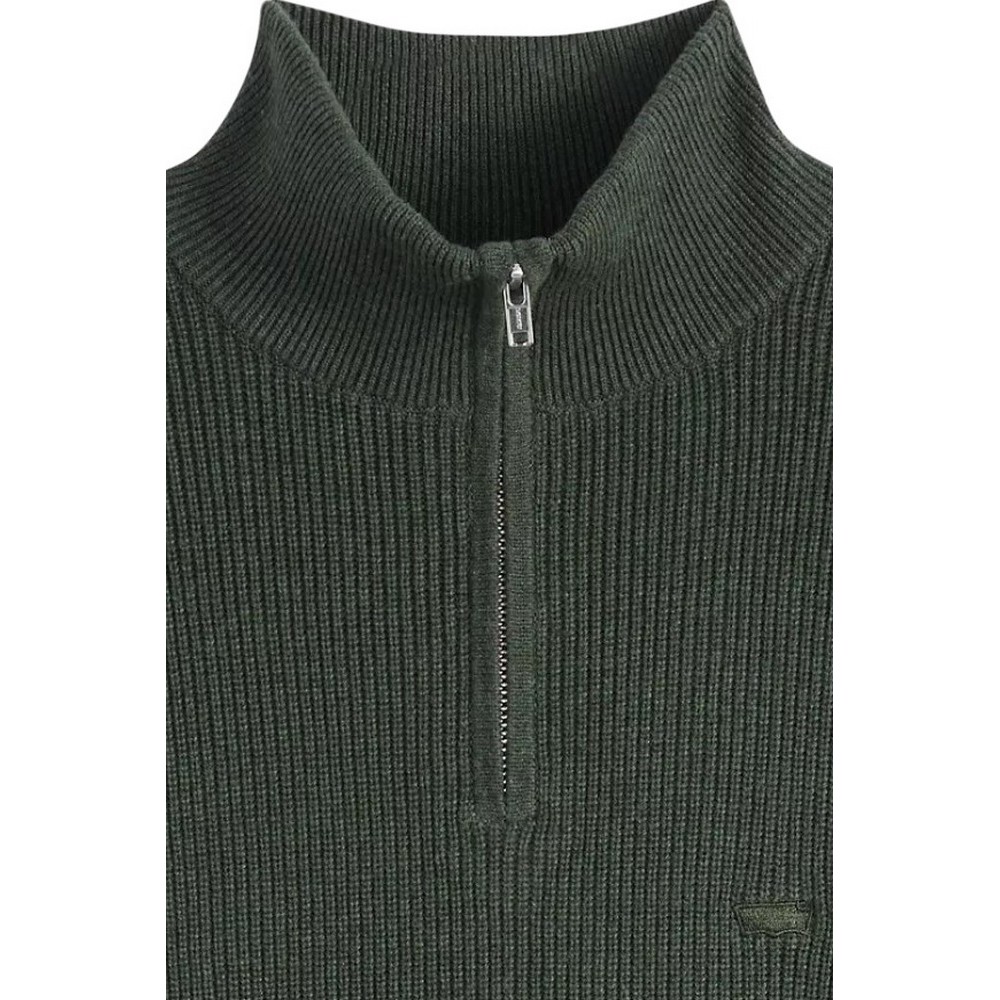 LEVIS LIGHTWEIGHT HM QUARTER ZIP ΜΠΛΟΥΖΑ ΠΛΕΚΤΗ ΑΝΔΡΙΚΗ DARK GREEN