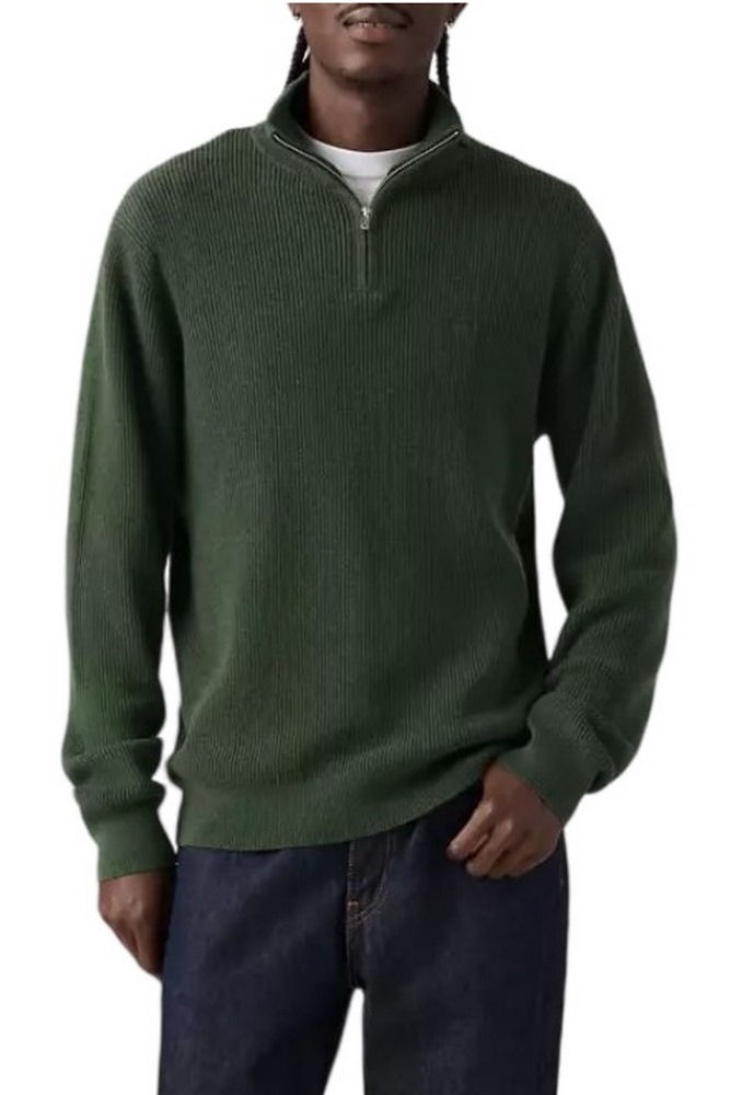 LEVIS LIGHTWEIGHT HM QUARTER ZIP ΜΠΛΟΥΖΑ ΠΛΕΚΤΗ ΑΝΔΡΙΚΗ DARK GREEN