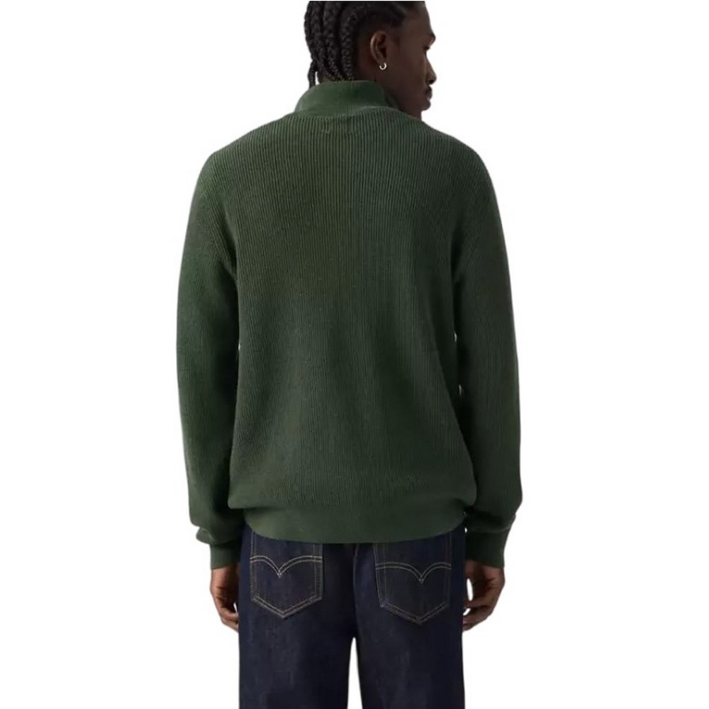 LEVIS LIGHTWEIGHT HM QUARTER ZIP ΜΠΛΟΥΖΑ ΠΛΕΚΤΗ ΑΝΔΡΙΚΗ DARK GREEN
