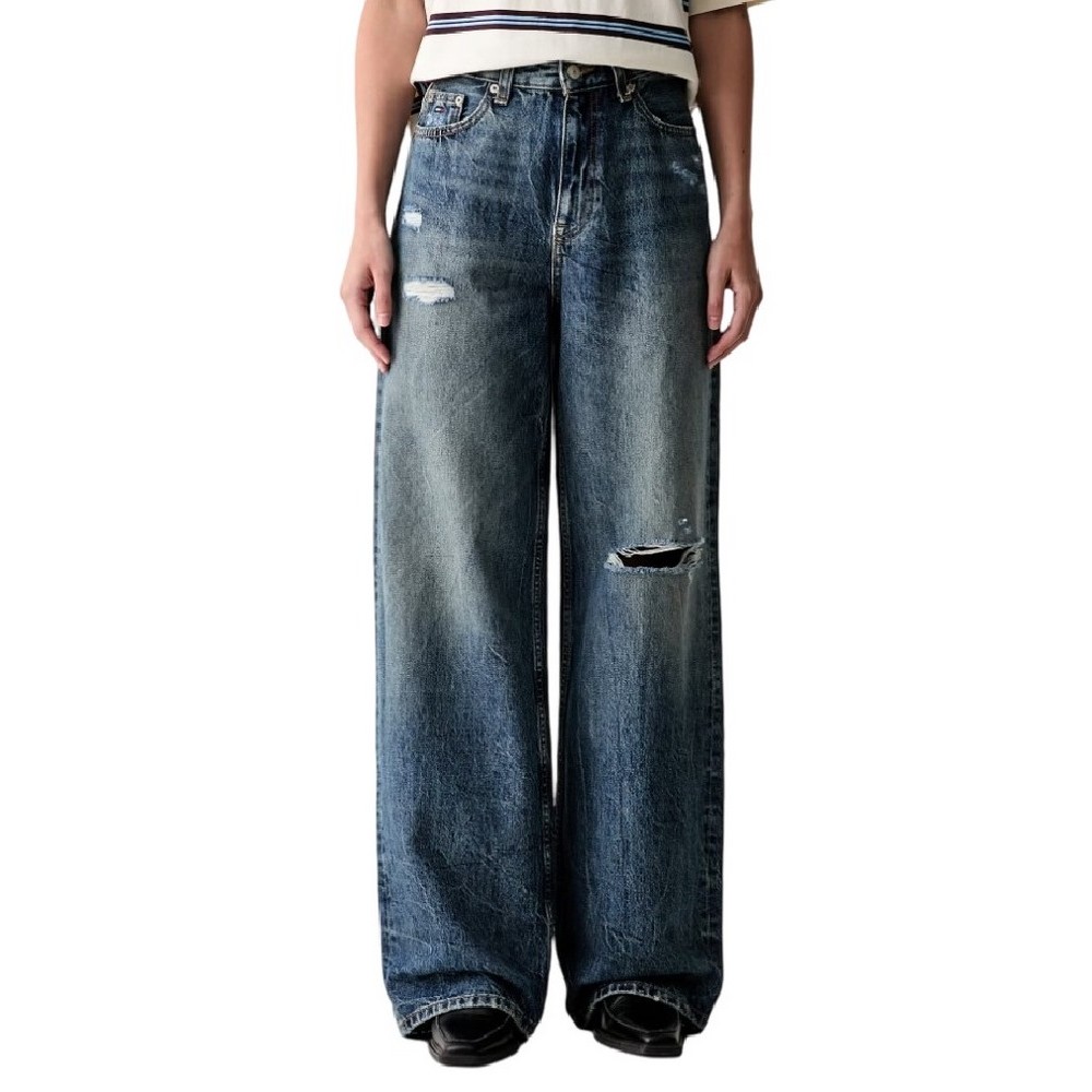 TOMMY JEANS CLAIRE HR WIDE CJ2031 ΠΑΝΤΕΛΟΝΙ ΓΥΝΑΙΚΕΙΟ BLUΕ DENIM