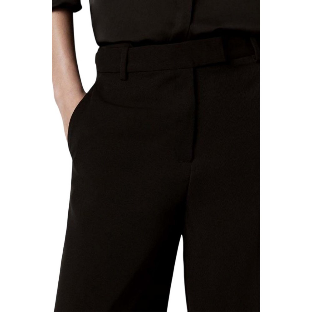 CALVIN KLEIN JEANS CLEAN POLY TWILL WIDE LEG PANT ΠΑΝΤΕΛΟΝΙ ΓΥΝΑΙΚΕΙΟ BLACK