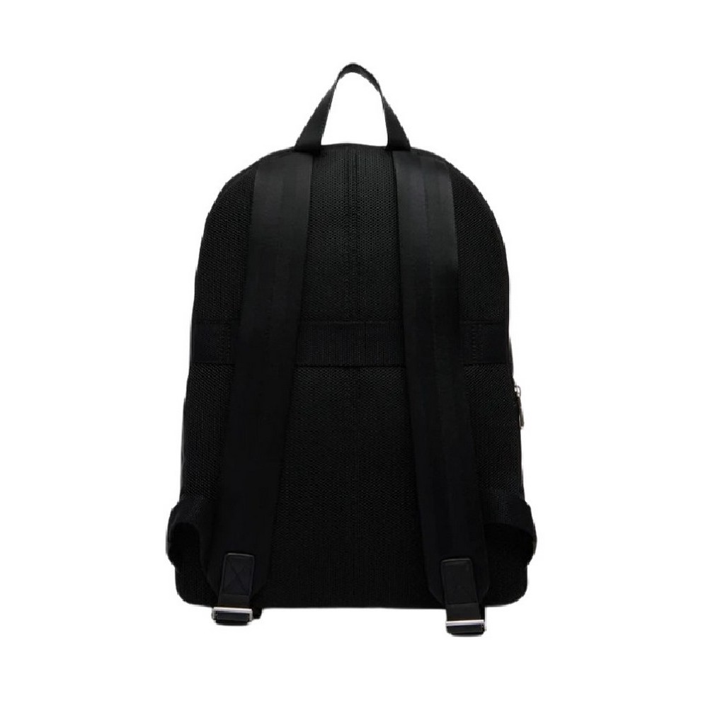 CALVIN KLEIN EMBLEM AOP COATED BACKPACK ΤΣΑΝΤΑ ΑΝΔΡΙΚΗ BLACK