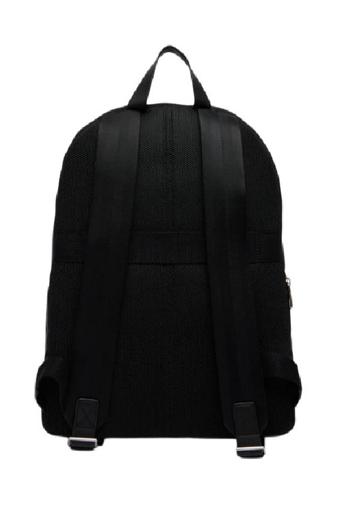 CALVIN KLEIN EMBLEM AOP COATED BACKPACK ΤΣΑΝΤΑ ΑΝΔΡΙΚΗ BLACK