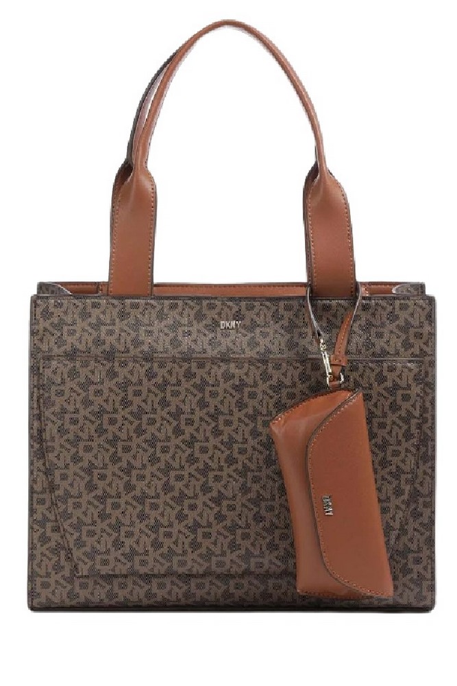DKNY JEANNE TOTE HANDBAG ΤΣΑΝΤΑ ΓΥΝΑΙΚΕΙΑ BROWN