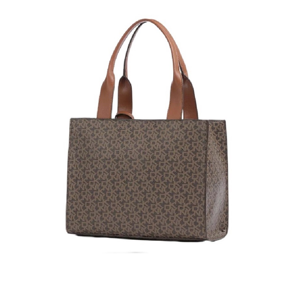 DKNY JEANNE TOTE HANDBAG ΤΣΑΝΤΑ ΓΥΝΑΙΚΕΙΑ BROWN