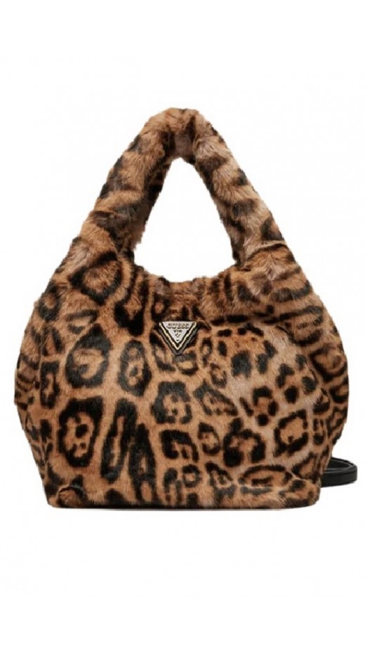 GUESS SAMIA SMALL TOTE ΤΣΑΝΤΑ ΓΥΝΑΙΚΕΙΑ LEOPARD