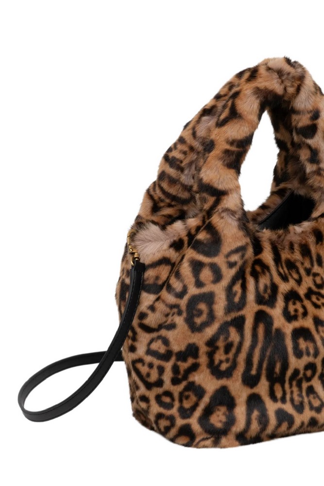 GUESS SAMIA SMALL TOTE ΤΣΑΝΤΑ ΓΥΝΑΙΚΕΙΑ LEOPARD