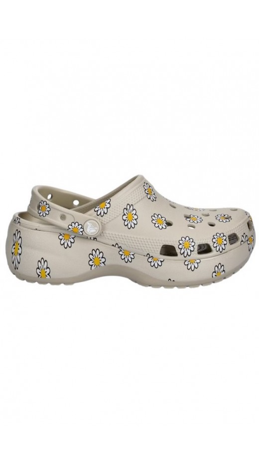 CROCS CLASSIC PLATFORM FLORAL CLOG 212668 ΠΕΔΙΛΟ ΓΥΝΑΙΚΕΙΟ FLORAL