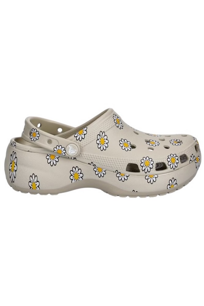 CROCS CLASSIC PLATFORM FLORAL CLOG 212668 ΠΕΔΙΛΟ ΓΥΝΑΙΚΕΙΟ FLORAL