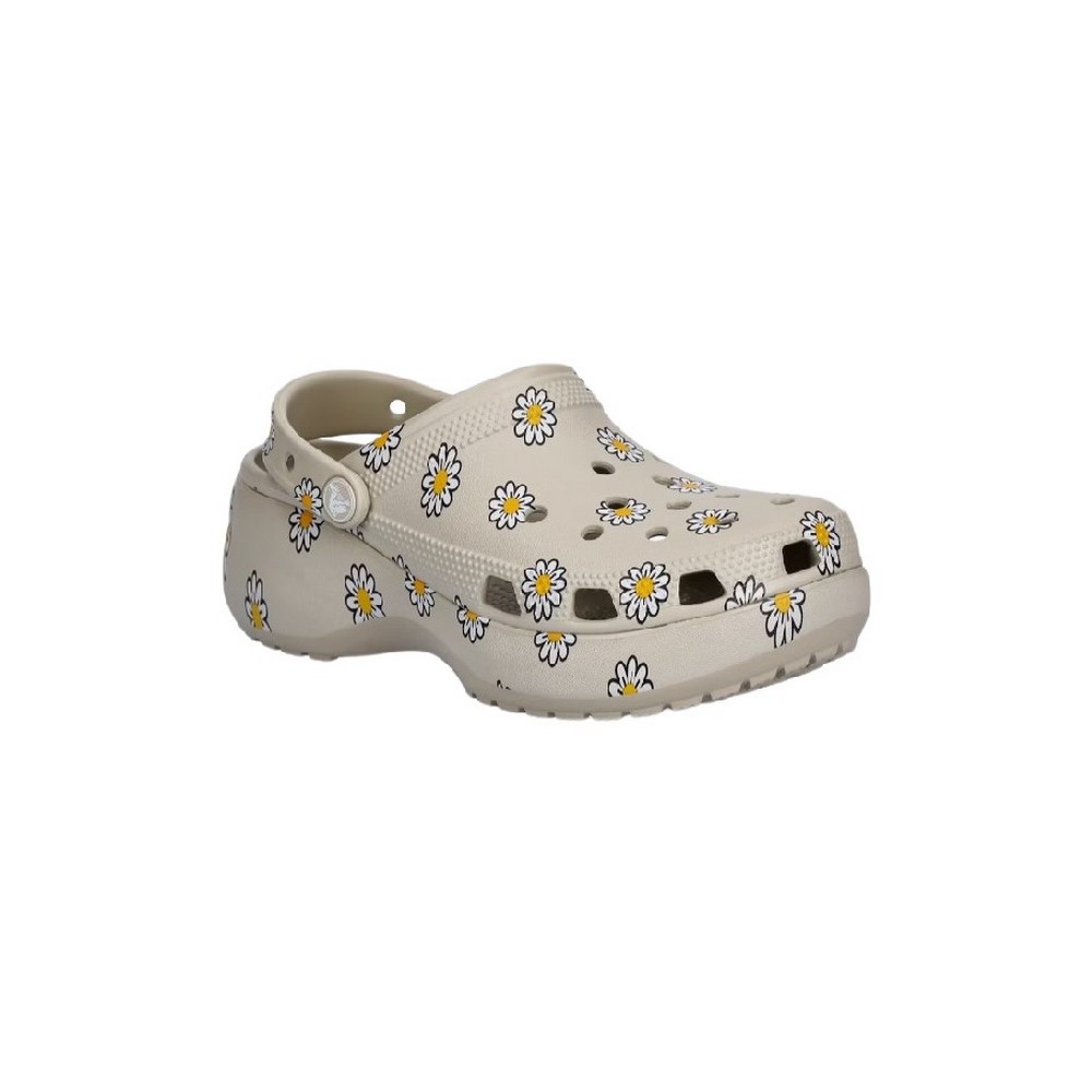 CROCS CLASSIC PLATFORM FLORAL CLOG 212668 ΠΕΔΙΛΟ ΓΥΝΑΙΚΕΙΟ FLORAL