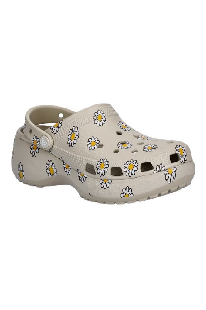 CROCS CLASSIC PLATFORM FLORAL CLOG 212668 ΠΕΔΙΛΟ ΓΥΝΑΙΚΕΙΟ FLORAL