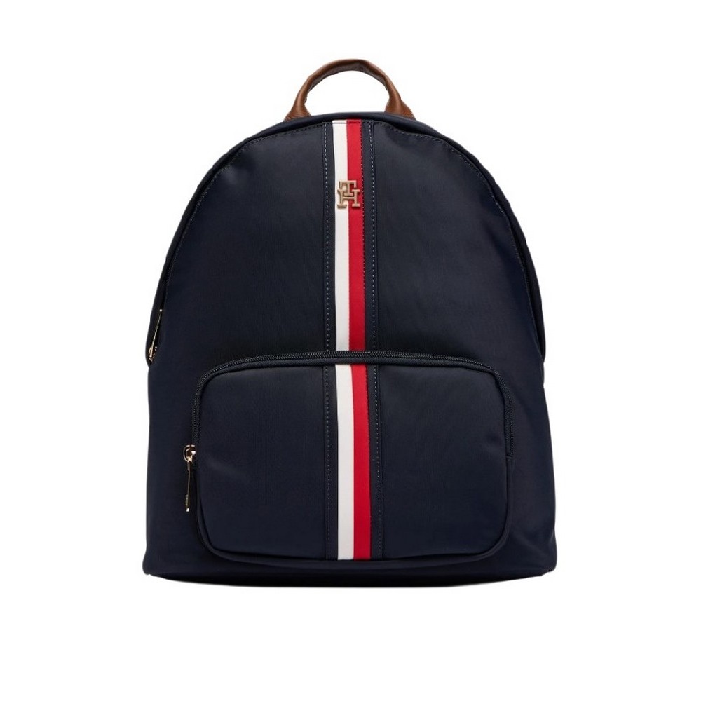 TOMMY HILFIGER POPETTE DOME BACKPACK CORP ΤΣΑΝΤΑ ΓΥΝΑΙΚΕΙΑ NAVY