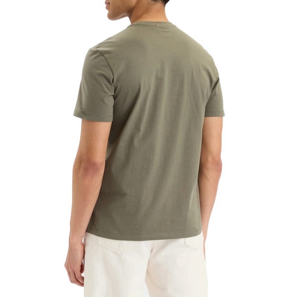CALVIN KLEIN JEANS BADGE 30S JERSEY CLASSIC T-SHIRT ΜΠΛΟΥΖΑ ΑΝΔΡΙΚΗ OLIVE