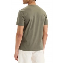 CALVIN KLEIN JEANS BADGE 30S JERSEY CLASSIC T-SHIRT ΜΠΛΟΥΖΑ ΑΝΔΡΙΚΗ OLIVE