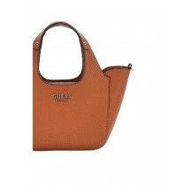 GUESS CALISTA 2 IN 1 MINI TOTE ΤΣΑΝΤΑ ΓΥΝΑΙΚΕΙΑ CARAMEL