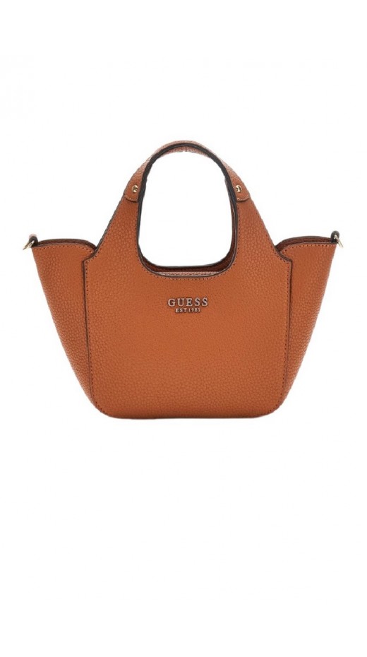 GUESS CALISTA 2 IN 1 MINI TOTE ΤΣΑΝΤΑ ΓΥΝΑΙΚΕΙΑ CARAMEL