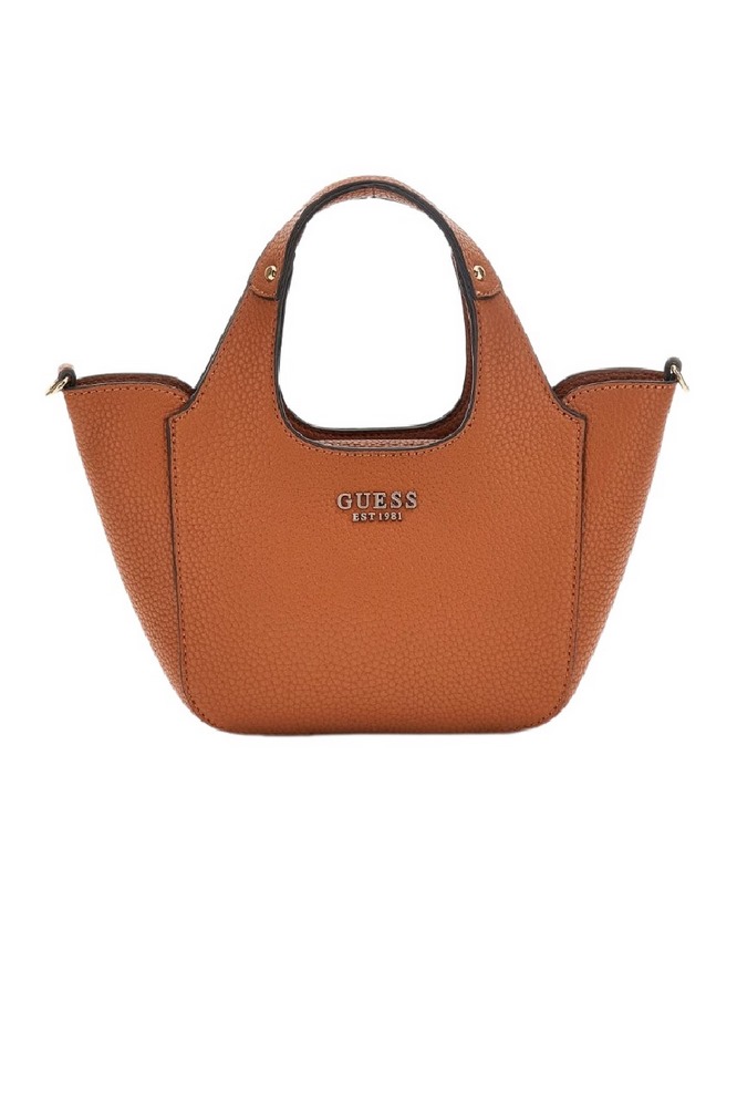GUESS CALISTA 2 IN 1 MINI TOTE ΤΣΑΝΤΑ ΓΥΝΑΙΚΕΙΑ CARAMEL