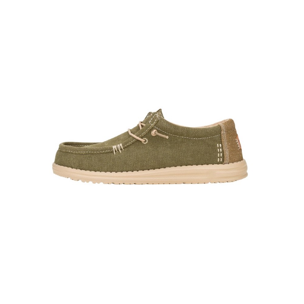 HEY DUDE WALLY WORKWEAR ΠΑΠΟΥΤΣΙ ΑΝΔΡΙΚΟ OLIVE