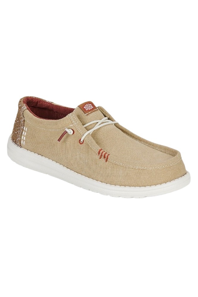 HEY DUDE WALLY WORKWEAR ΠΑΠΟΥΤΣΙ ΑΝΔΡΙΚΟ BEIGE