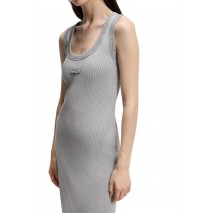 HUGO BOSS JERSEY DRESS NILIYO B ΦΟΡΕΜΑ ΓΥΝΑΙΚΕΙΟ GREY