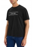 CALVIN KLEIN 20s EU SPW STNDRD GRAPHIC T-SHIRT ΜΠΛΟΥΖΑ ΑΝΔΡΙΚΗ BLACK