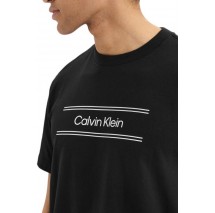 CALVIN KLEIN 20s EU SPW STNDRD GRAPHIC T-SHIRT ΜΠΛΟΥΖΑ ΑΝΔΡΙΚΗ BLACK