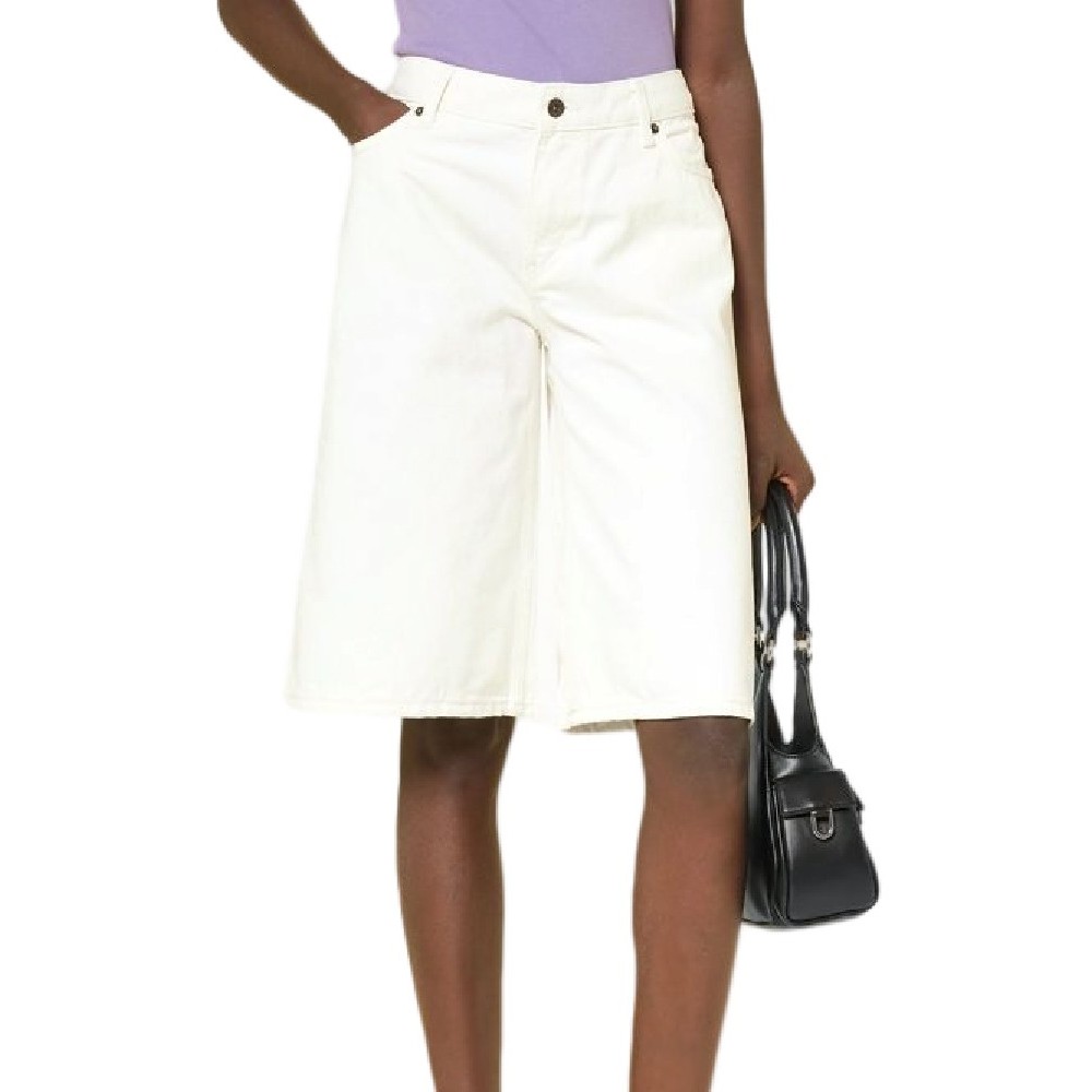 HUGO BOSS DENIM SHORTS GALOLA B ΤΖΙΝ ΒΕΡΜΟΥΔΑ ΓΥΝΑΙΚΕΙΑ OFF WHITE
