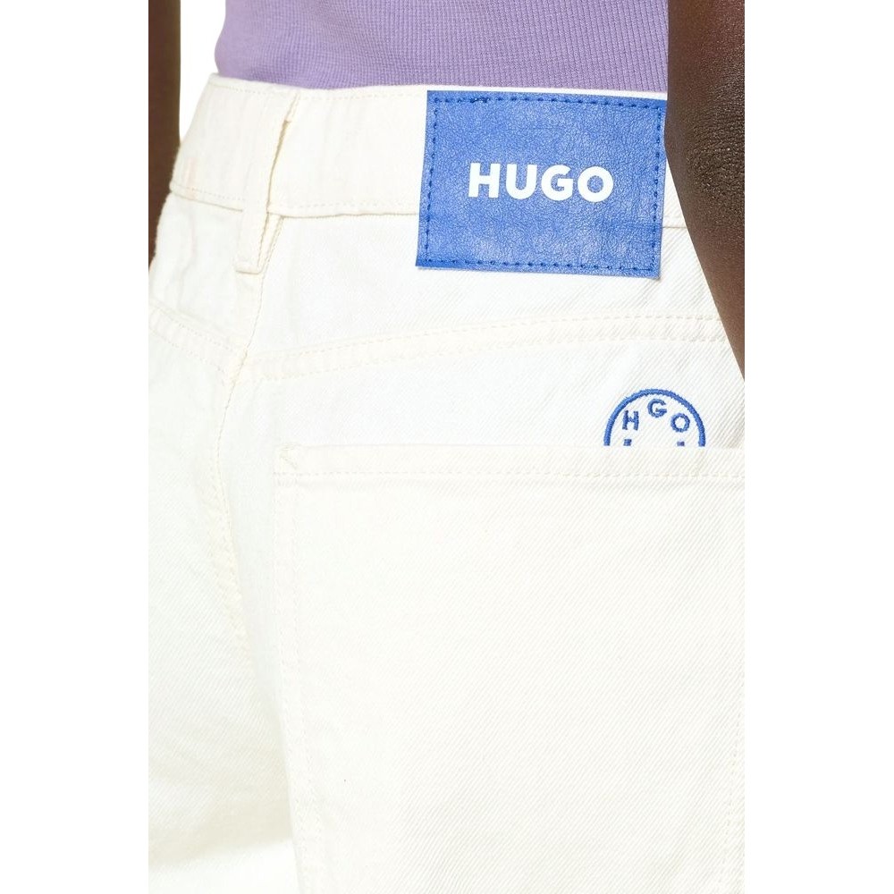 HUGO BOSS DENIM SHORTS GALOLA B ΤΖΙΝ ΒΕΡΜΟΥΔΑ ΓΥΝΑΙΚΕΙΑ OFF WHITE