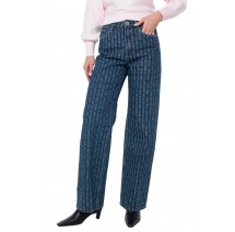 GUESS WIDE LEG ΠΑΝΤΕΛΟΝΙ ΓΥΝΑΙΚΕΙΟ INDIGO