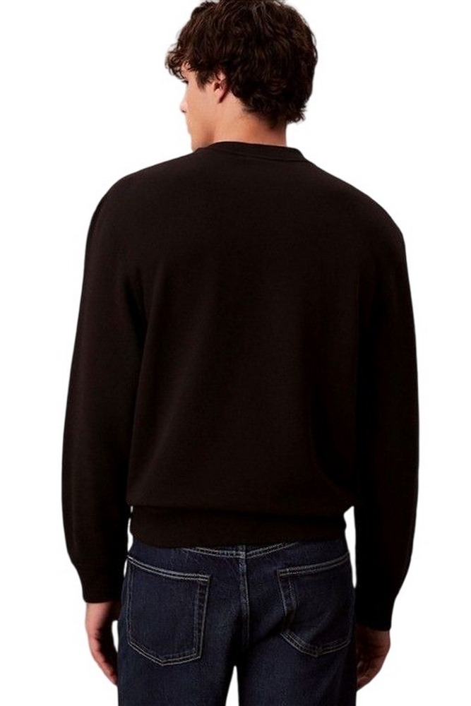 CALVIN KLEIN JEANS CL 350TERRY MONGRM CN SWTSHRT ΜΠΛΟΥΖΑ ΦΟΥΤΕΡ ΑΝΔΡΙΚΗ BLACK