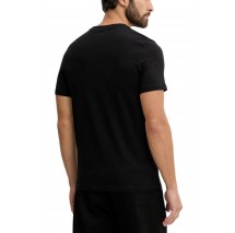 GUESS LAURO CN T-SHIRT ΜΠΛΟΥΖΑ ΑΝΔΡΙΚΗ BLACK