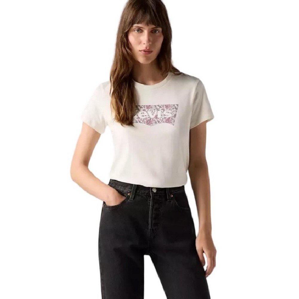 LEVIS THE PERFECT 173692939 TEE T-SHIRT ΜΠΛΟΥΖΑ ΓΥΝΑΙΚΕΙΑ WHITE