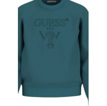 GUESS CN BASIC LOGO SWEATSHIRT ΜΠΛΟΥΖΑ ΦΟΥΤΕΡ ΑΝΔΡΙΚΗ GREEN
