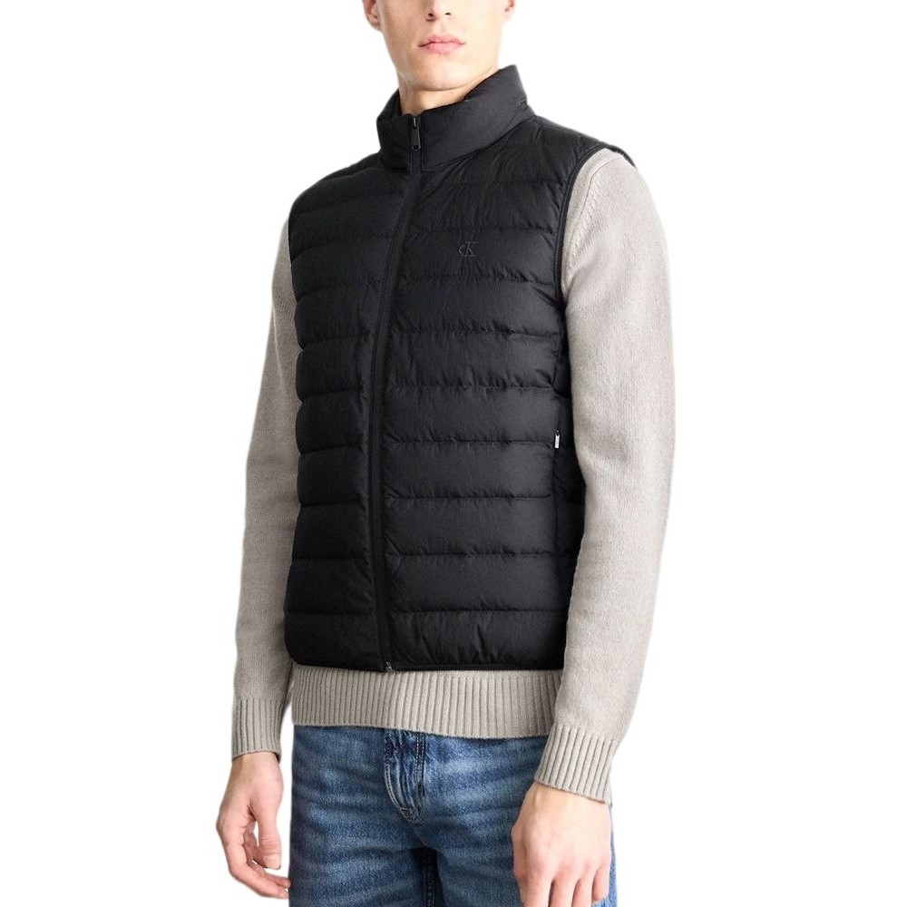 CALVIN KLEIN JEANS SVLSS ULTRALIGHT NYLON QUITLED VEST ΑΜΑΝΙΚΟ ΜΠΟΥΦΑΝ ΑΝΔΡΙΚΟ BLACK