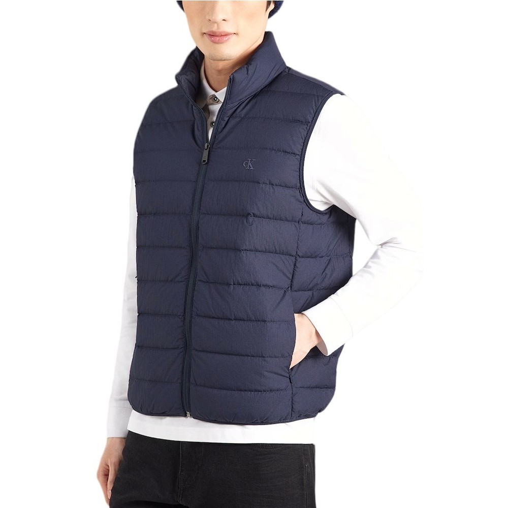 CALVIN KLEIN JEANS SVLSS ULTRALIGHT NYLON QUITLED VEST ΑΜΑΝΙΚΟ ΜΠΟΥΦΑΝ ΑΝΔΡΙΚΟ NAVY